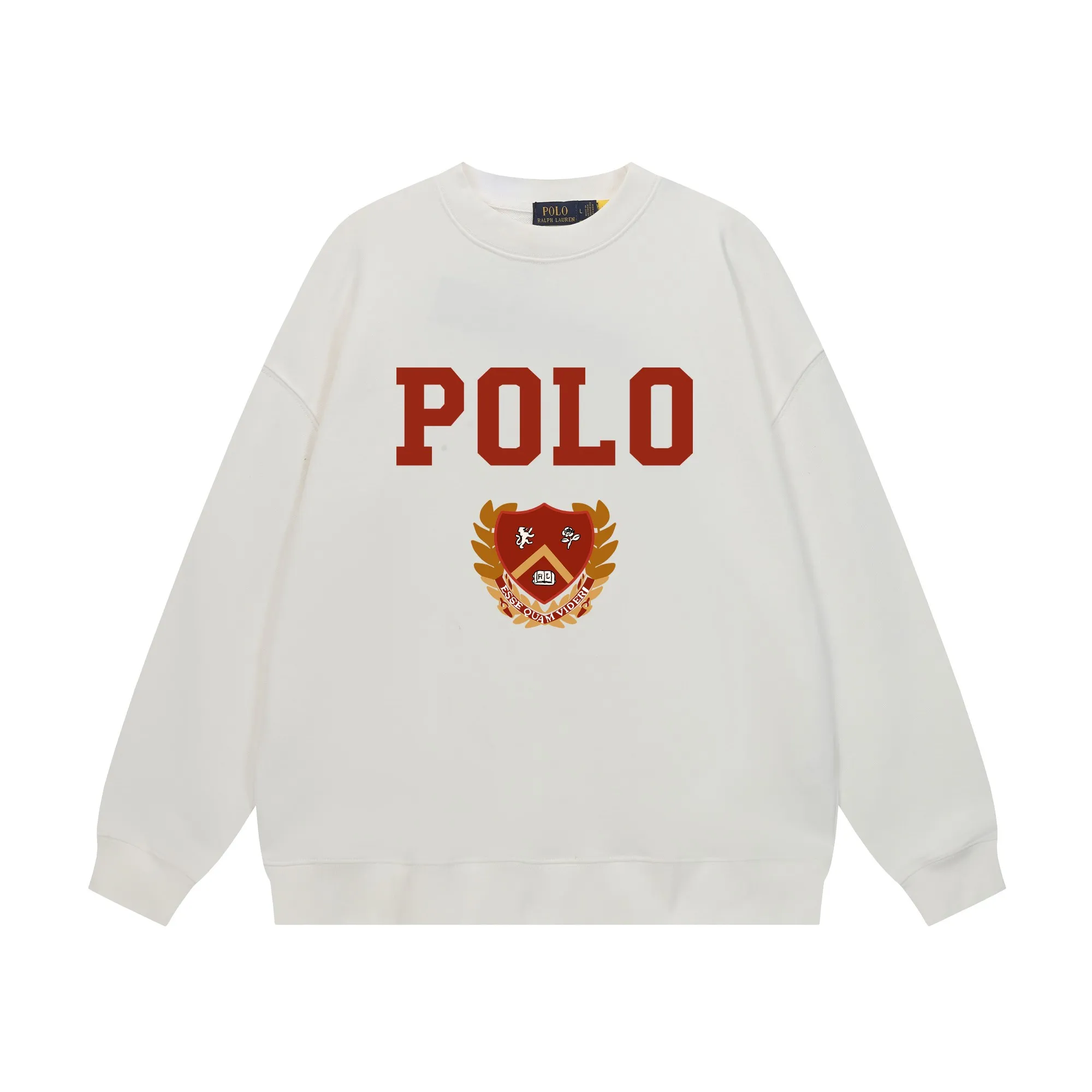 P200 Long-term stock] RalphLauren/Ralph Lauren 2025 autumn and winter new bear letter print 420g heavy large terry sweatshirt Ralph Lauren's age-reducing item, the coat fabric is made of 85% cotton ➕15% polyester, which not only retains the softness, comfort and breathability of cotton, but also adds the wear resistance and wrinkle resistance of polyester fiber, making the clothes more durable and easy to care for. Even in slightly cooler weather, you won't feel stuffy when wearing it. This kind of fabric has a natural crisp feel and is not easy to pill or deform. The bear on the chest is printed with English letters. It is full of color, full of three-dimensionality, and lifelike, adding a bit of liveliness and interest to the whole sweatshirt. There is no pressure to dress, regardless of age or gender. Complete accessories! Color: black, white, navy blue, light floral gray Size: M-L-XL-XXL